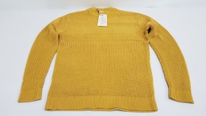 24 X BRAND NEW SELECTED HOMME MELVIN HIGH NECK CHAI TEA KNITTED JUMPERS SIZE MEDIUM RRP £45.00 (TOTAL RRP £1080.00)