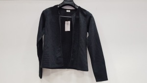 40 X BRAND NEW JACQELINE DE YUNG BLACK SHORT CARDIGANS SIZE SMALL