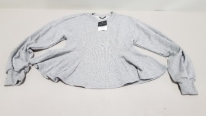 13 X BRAND NEW TOPSHOP GREY JUMPERS UK SIZE 12 RRP £26.00 (TOTAL RRP £338.00)