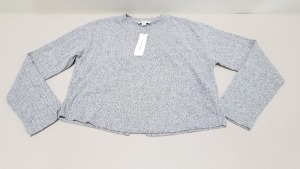 15 X BRAND NEW TOPSHOP GREY SPLIT BACK CUT GREY JUMPERS SIZE 8