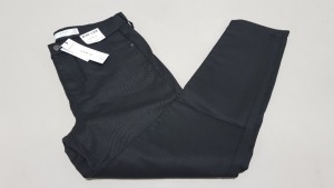 10 X BRAND NEW TOPSHOP JAMIE BLACK DENIM JEANS UK SIZE 12 RRP £45.00 (TOTAL RRP £450.00)