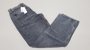 9 X BRAND NEW TOPSHOP GREY EDITOR DENIM JEANS UK SIZE 10 RRP £45.00 (TOTAL RRP £405.00)
