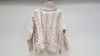 14 X BRAND NEW TOPSHOP CREAM KNITTED JUMPERS SIZE XS RRP £49.00 (TOTAL RRP £686.00)