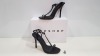 12 X BRAND NEW TOPSHOP RHYS BLACK HIGH HEELS UK SIZE 5 RRP £36.00 (TOTAL RRP £432.00)