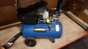 1 X WORKZONE COMPRESSOR 50L (RATED VOLTAGE 230V / POWER RATING 2.2KW)