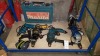 4 X DRILLS IE TOSHIBA, MAKITA AND DEWALT.