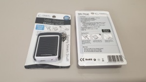 336 X iTRAVEL SOLAR CHARGER UNIVERSAL BATTERY (LET101) - IN 2 CARTONS