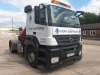 WHITE MERCEDES AXOR. ( DIESEL ) Reg : LE07FYH Mileage : 294232 Details: WITH 1 KEY, WITH V5, MOT UNTIL 30/10/2021, WITH SLEEPER CAB, FITTED WITH FASSI F130 CRANE, ENGINE SIZE: 11967CC