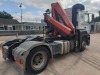 WHITE MERCEDES AXOR. ( DIESEL ) Reg : LE07FYH Mileage : 294232 Details: WITH 1 KEY, WITH V5, MOT UNTIL 30/10/2021, WITH SLEEPER CAB, FITTED WITH FASSI F130 CRANE, ENGINE SIZE: 11967CC - 2