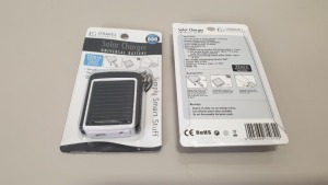 336 X iTRAVEL SOLAR CHARGER UNIVERSAL BATTERY (LET101) - IN 2 CARTONS