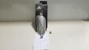10 X BRAND NEW ADIDAS X PRO GREY SHINPADS WITH SLIP IN SHIELD AND SLEEVE SIZE SMALL
