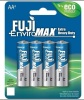 144 X BRAND NEW 4 PACK FUJI ENVIROMAX EXTRA HEAVY DUTY AA ECO FRIENDLY BATTERIES (RETAIL