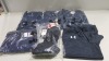 17 PIECE MIXED UNDER ARMOUR CLOTHING LOT CONTAINING JOGGING BOTTOMS, T SHIRTS, SHORTS, GYM 1/4 ZIP UP TOPS, THERMALS AND POLO SHIRTS ETC