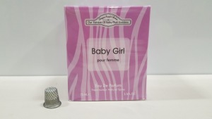 50 X BRAND NEW DESIGNER FRENCH COLLECTION BABY GIRL EAU DE PARFUM NATURAL SPRAY 75ML 2.5FL.OZ.