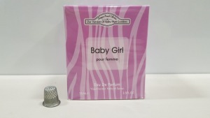 50 X BRAND NEW DESIGNER FRENCH COLLECTION BABY GIRL EAU DE PARFUM NATURAL SPRAY 75ML 2.5FL.OZ.