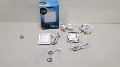 72 X BRAND NEW BOXED SMARTWARES SENSOR OPTIONAL LED UNDER CABINET LIGHT - PROD CODE 10.900.55 (TOTAL RRP £1,800.00) - IN ONE BOX & LOOSE