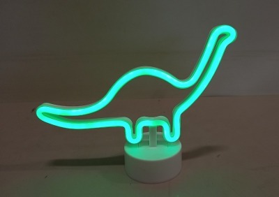 20 X BRAND NEW DINOSAUR NEON NIGHTLIGHTS - IN 20 INNER BOXES - RRP £12 (EBAY) / £15 (AMAZON) - REQUIRES 3 X AA BATTERIES - NOT INC. - PICK LOOSE