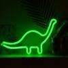 20 X BRAND NEW DINOSAUR NEON NIGHTLIGHTS - IN 20 INNER BOXES - RRP £12 (EBAY) / £15 (AMAZON) - REQUIRES 3 X AA BATTERIES - NOT INC. - PICK LOOSE - 3