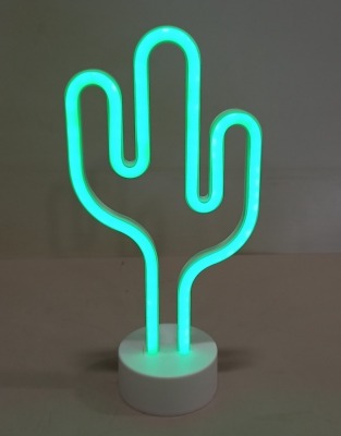 20 X BRAND NEW CACTUS NEON NIGHTLIGHTS - IN 1 OUTER BOX - RRP £12 (EBAY) / £15 (AMAZON) - REQUIRES 3 X AA BATTERIES - NOT INC.