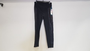 15 X BRAND NEW SPANX BACK DROP BLACK LEATHER LEGGINGS SIZE LARGE