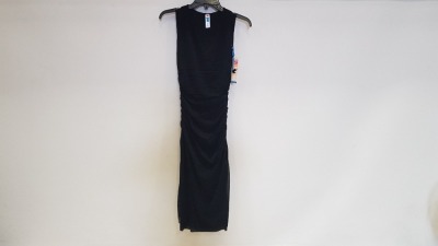 16 X BRAND NEW SPANX DRAPED BOLD BLACK DRESS SIZE SMALL