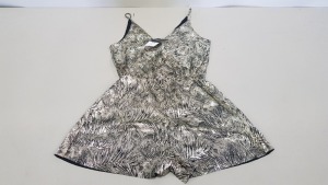 12 X BRAND NEW TOPSHOP GOLD DRESSES UK SIZE 10 RRP £36.00 (TOTAL RRP £432.00)