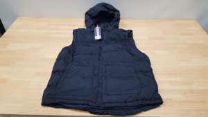 5 X BRAND NEW JACK WILLS STAUNTON GILET IN NAVY SIZE UK LARGE RRP- £66.00 TOTAL RRP £330.00