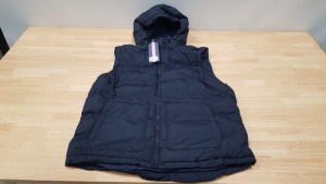 7 X BRAND NEW JACK WILLS STAUNTON GILET IN NAVY SIZE UK SMALL RRP- £66.00 TOTAL RRP £462.00