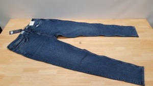 8 X BRAND NEW JACK WILLS DENIM SKINNY JEANS SIZE 30S, 30R AND 34S RRP £64.00 (TOTAL RRP £51200)