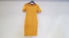 22 X BRAND NEW DOROTHY PERKINS YELLOW JERSEY DRESSES UK SIZE 10