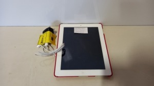 APPLE IPAD TABLET WI-FI + CELLULAR 32GB STORAGE - WITH CASE + CHARGER