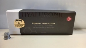 2 X BRAND NEW BOXED KEDMA HYALURONIC PERSONAL WRINKLE FILLER WITH DEAD SEA MINERALS AND HYALURONIC ACID (10G) - TOTAL RRP $1,999.90