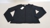 40 X BRAND NEW JACQUELINE DE YONG BLACK SHORT CARDIGANS SIZE SMALL