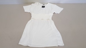 20 X BRAND NEW TOPSHOP WHITE DRESSES UK SIZE 12 RRP £25.00 (TOTAL RRP £500.00)