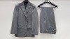 3 X BRAND NEW LUTWYCHE HAND TAILORED GREY SUITS (SIZES 40R,42R) (PLEASE NOTE SUITS ARE NOT FULLY TAILORED)