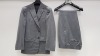 3 X BRAND NEW LUTWYCHE HAND TAILORED GREY SUITS (SIZES 40R,42S) (PLEASE NOTE SUITS ARE NOT FULLY TAILORED)