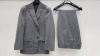 3 X BRAND NEW LUTWYCHE HAND TAILORED GREY SUITS (SIZES 44R,42R) (PLEASE NOTE SUITS ARE NOT FULLY TAILORED)