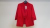 10 X BRAND NEW DOROTHY PERKINS RED BLAZERS SIZES 14, 16, 20 AND 22 RRP £35.00 (TOTAL RRP £350.00) (PICK LOOSE)