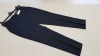 15 X BRAND NEW DOROTHY PERKINS SLIM NAVY TROUSERS UK SIZE 10 AND 12 RRP £20.00 (TOTAL RRP £300.00)