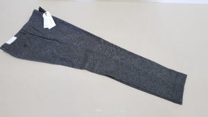 16 X BRAND NEW SELECTED HOMME TAPERED EVEN TROUSERS IN GREY SIZE 32-32 RRP £70.00 (TOTAL RRP £1120.00)