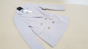 6 X BRAND NEW TOPSHOP PURPLE BLAZERS UK SIZE 8 AND 10 RRP £59.00 (TOTAL RRP £354.00)