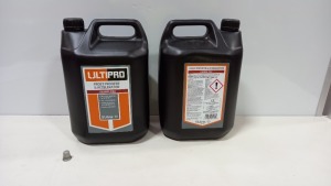 60 X BRAND NEW ULTIPRO FROST PROOFER & ACCELERATOR (5 LITRES) - IN 15 BOXES