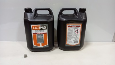 60 X BRAND NEW ULTIPRO FROST PROOFER & ACCELERATOR (5 LITRES) - IN 15 BOXES