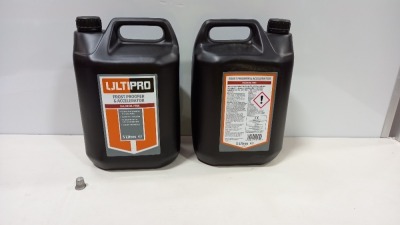 60 X BRAND NEW ULTIPRO FROST PROOFER & ACCELERATOR (5 LITRES) - IN 15 BOXES