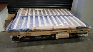 8 X BRAND NEW BED SLATS WITH METAL FRAME (200X150CM)