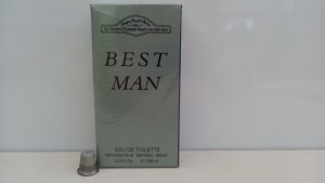 48 X BRAND NEW DESIGNER FRENCH COLLECTION BEST MAN EAU DE TOILETTE NATURAL SPRAY (100ML)