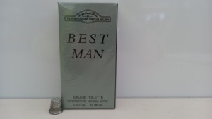 48 X BRAND NEW DESIGNER FRENCH COLLECTION BEST MAN EAU DE TOILETTE NATURAL SPRAY (100ML)