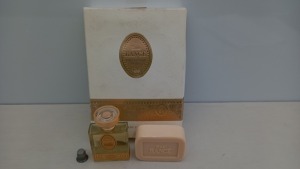 14 X BRAND NEW RUE RANGE COLLECTION PRIVEE CONTAINING SOAP AND RUE RANGE EAU DUC DE BERRY (PLEASE NOTE BOXES ARE DAMAGED)