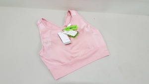 9 X BRAND NEW USA PRO BRA GYM TOPS IN PINK IN VARIOUS SIZES