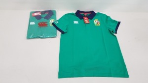 23 X BRAND NEW CANTERBURY HOME NATIONS GREEN POLO SHIRTS SIZE MEDIUM